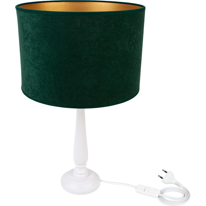 Table lamp BERTA bottle green