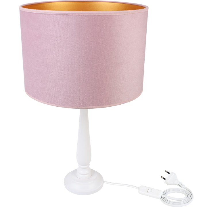 Table lamp BERTA powder pink