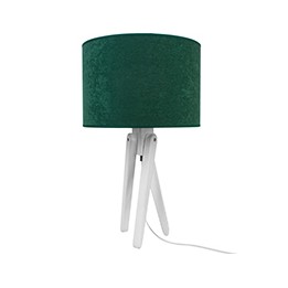 Table lamp white TRIVET bottle green