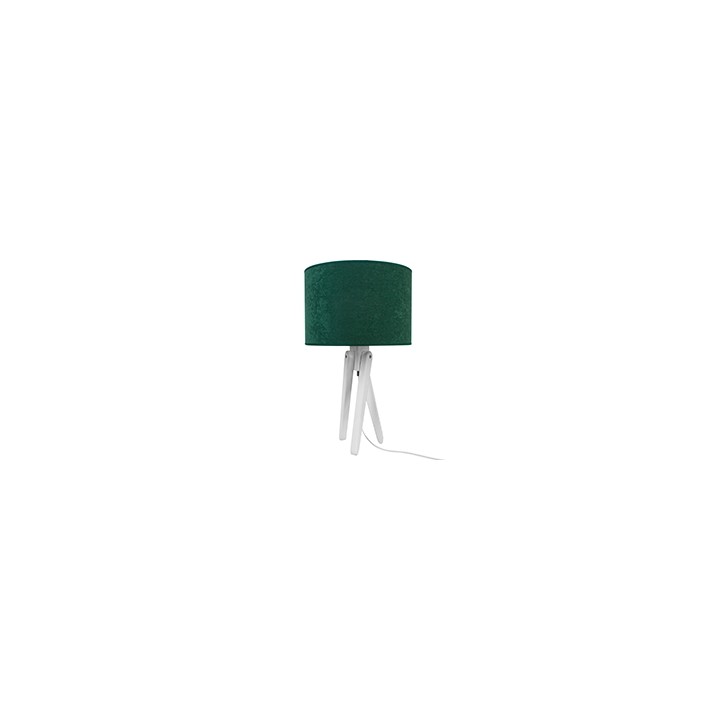 Table lamp white TRIVET bottle green