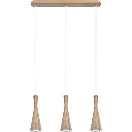 Hanging lamp oak Vegas 3p