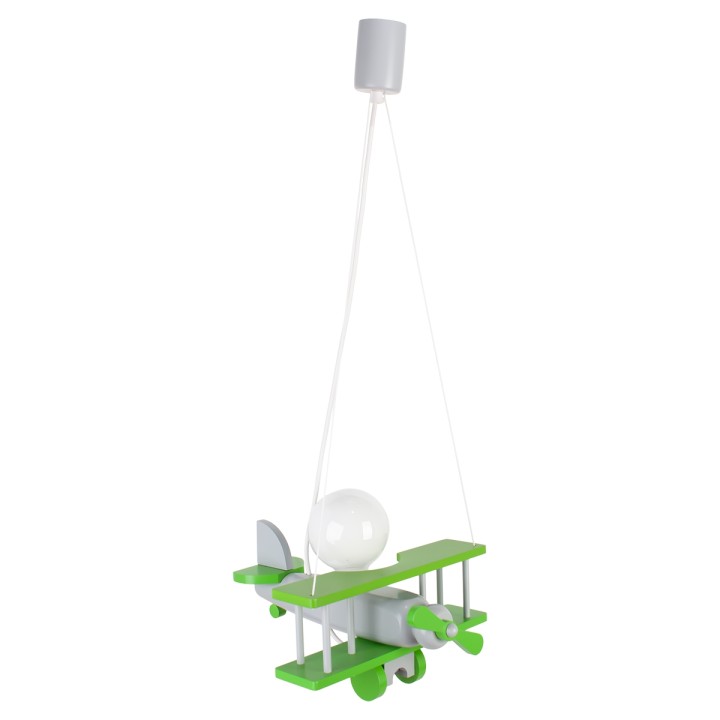 Hanging lamp Aeroplane small grey-green