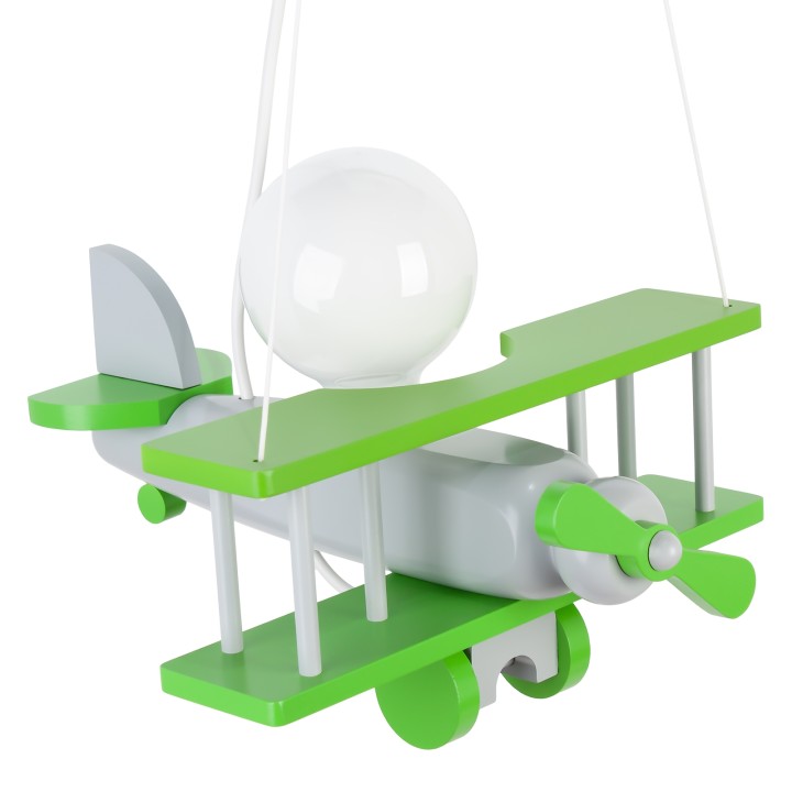 Hanging lamp Aeroplane small grey-green