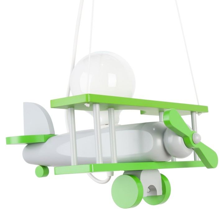 Hanging lamp Aeroplane small grey-green