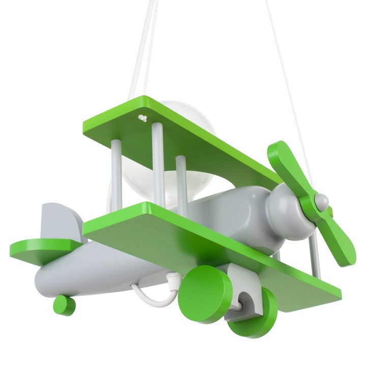 Hanging lamp Aeroplane small grey-green