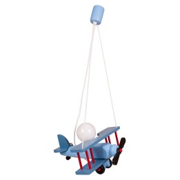 Hanging lamp Aeroplane small blue-black-red