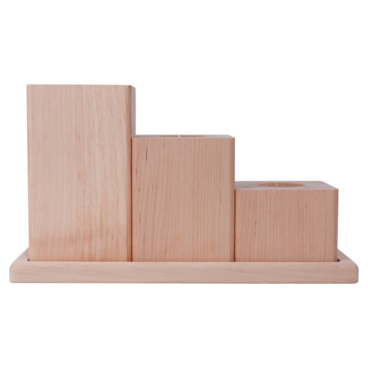 Alder candlestick set