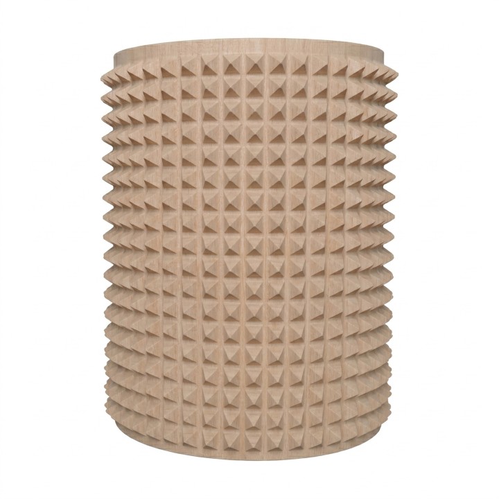 10 cm grooved ash rolling pin