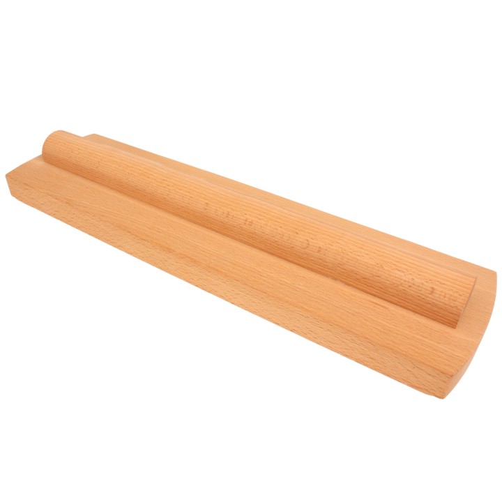 Wooden grooved balance board