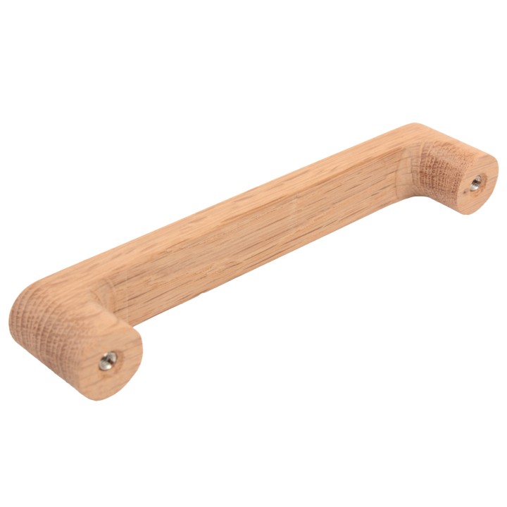 Rounded Wooden Furniture Handle 16 cm