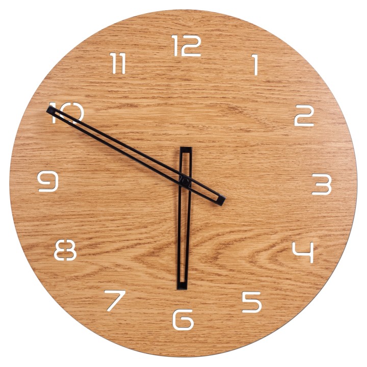 Wooden wall clock