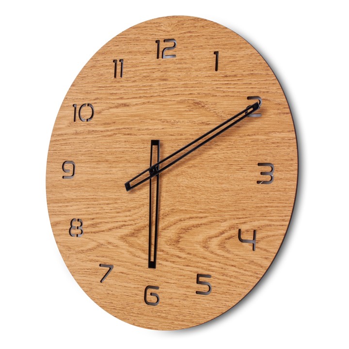 Wooden wall clock