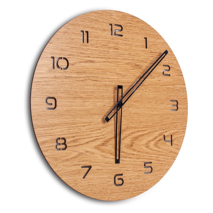 Wooden wall clock