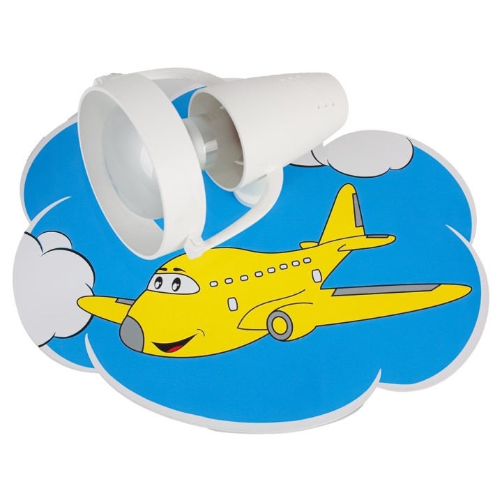 A wall lamp of a plane lamp