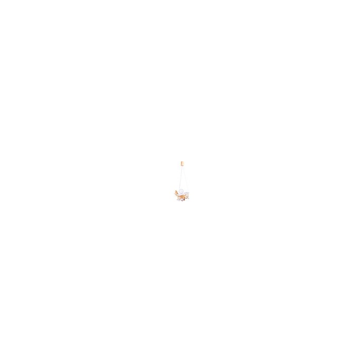 Hanging lamp Small white-natural aircraft