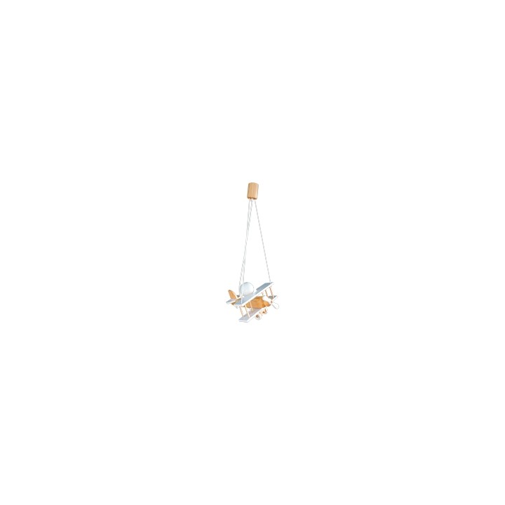 Hanging lamp Small white-natural aircraft