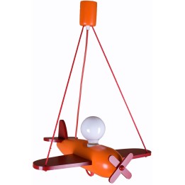 Lampa wisząca Clipper czerwono-pomarańczowy