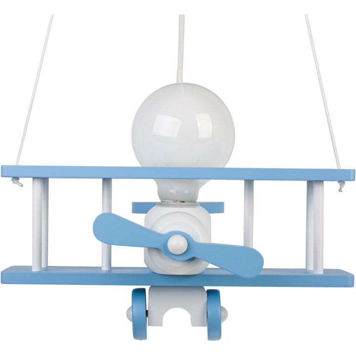 Hanging lamp Aeroplane small blue and white