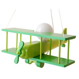 Hanging lamp Large airplane green - sedan