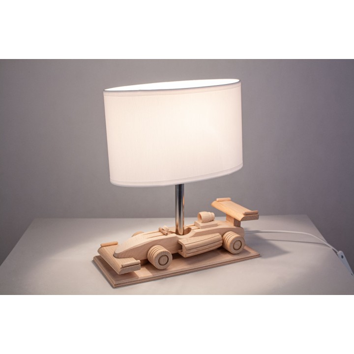 Table lamp Racing white