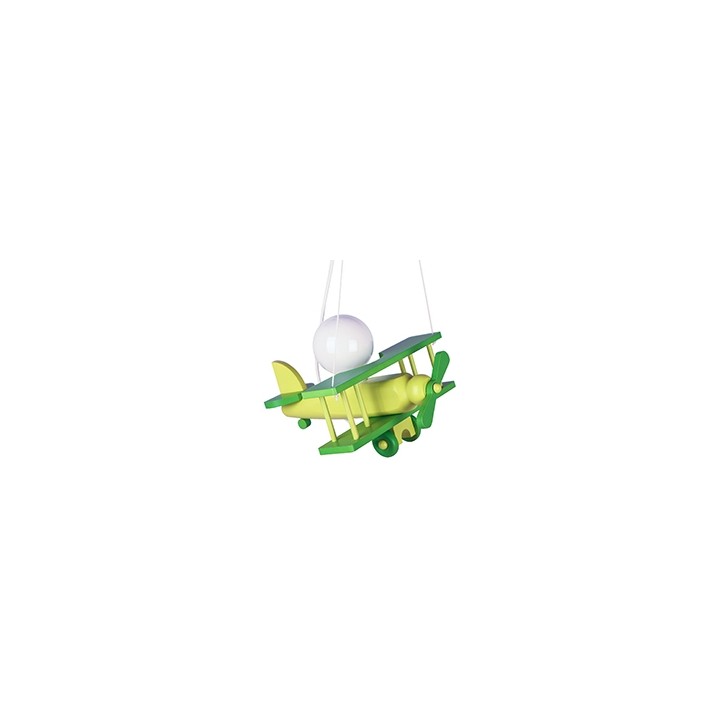 Hanging lamp Aeroplane small green