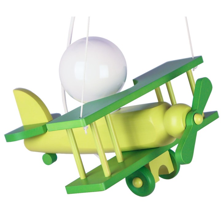 Hanging lamp Aeroplane small green