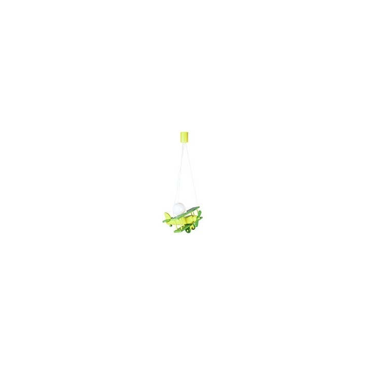 Hanging lamp Aeroplane small green