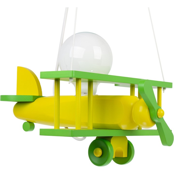 Hanging lamp Aeroplane small green