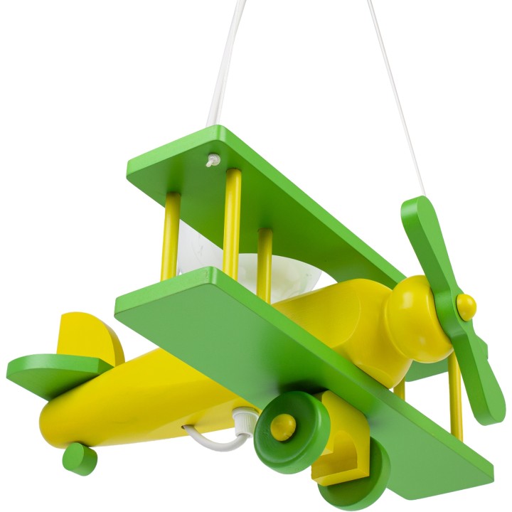 Hanging lamp Aeroplane small green