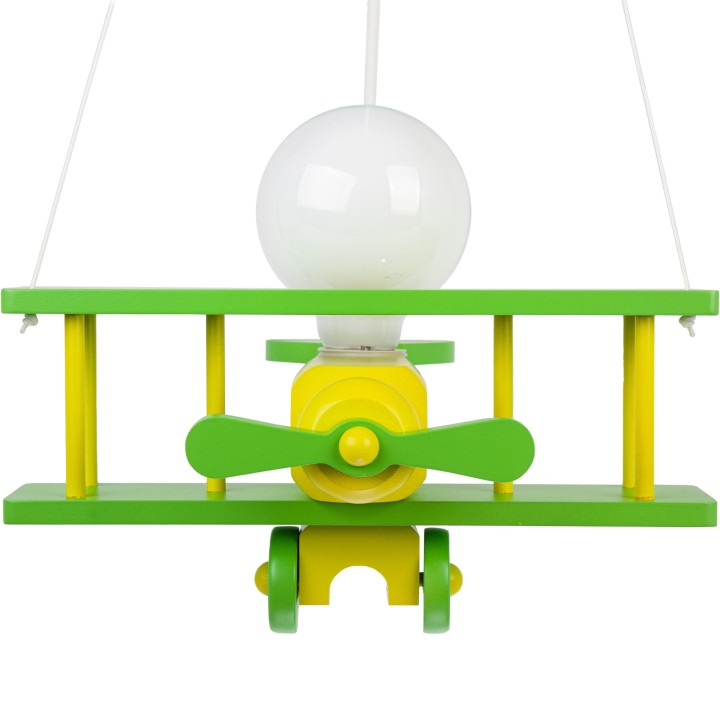 Hanging lamp Aeroplane small green