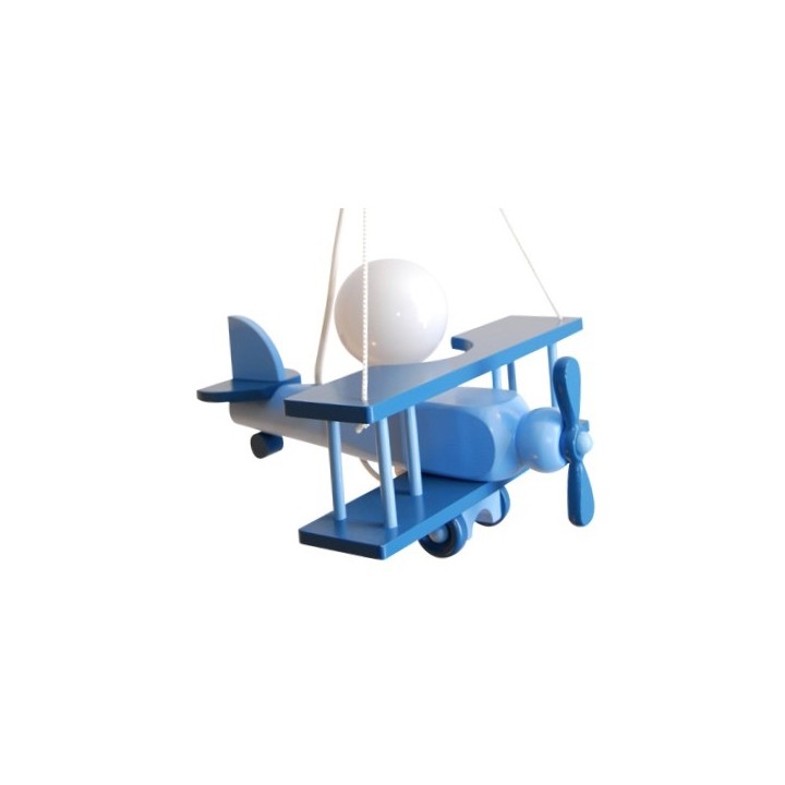 Hanging lamp Aeroplane small blue