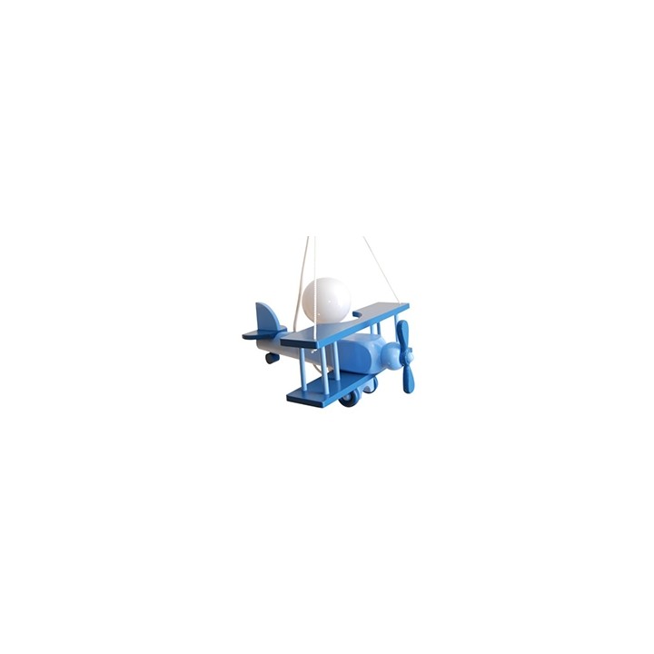 Hanging lamp Aeroplane small blue