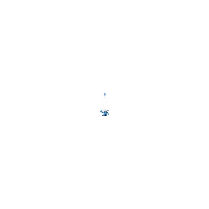 Hanging lamp Aeroplane small blue