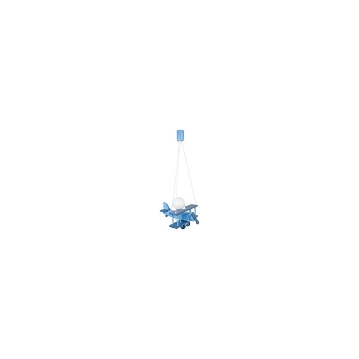 Hanging lamp Aeroplane small blue