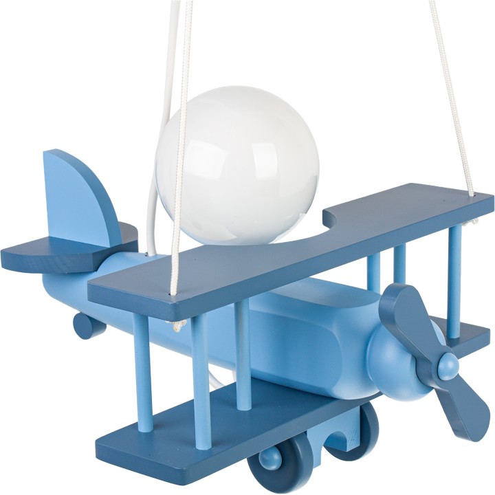 Hanging lamp Aeroplane small blue