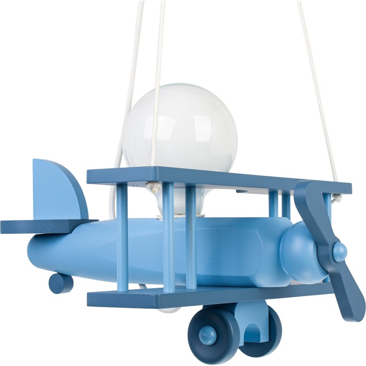 Hanging lamp Aeroplane small blue
