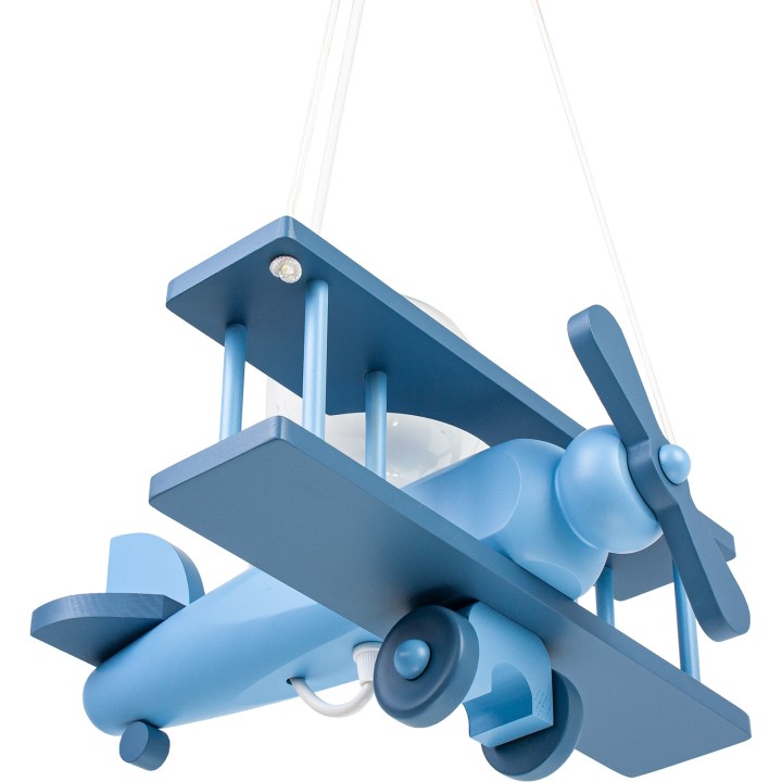 Hanging lamp Aeroplane small blue