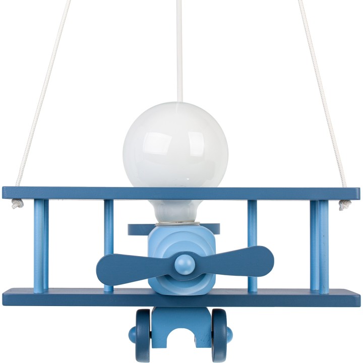 Hanging lamp Aeroplane small blue