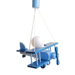 Hanging lamp Aeroplane small blue