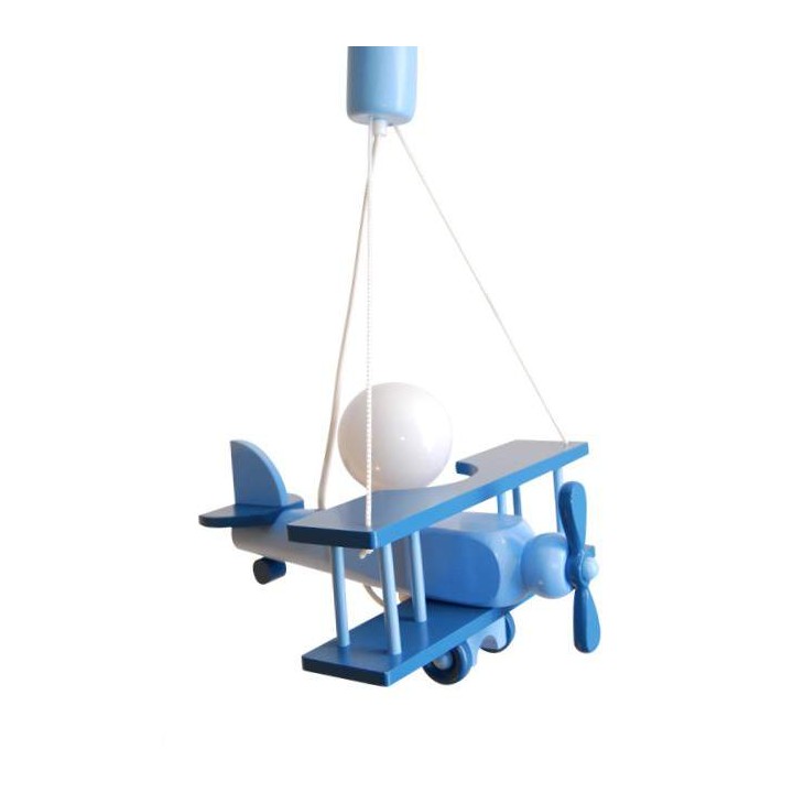 Hanging lamp Aeroplane small blue