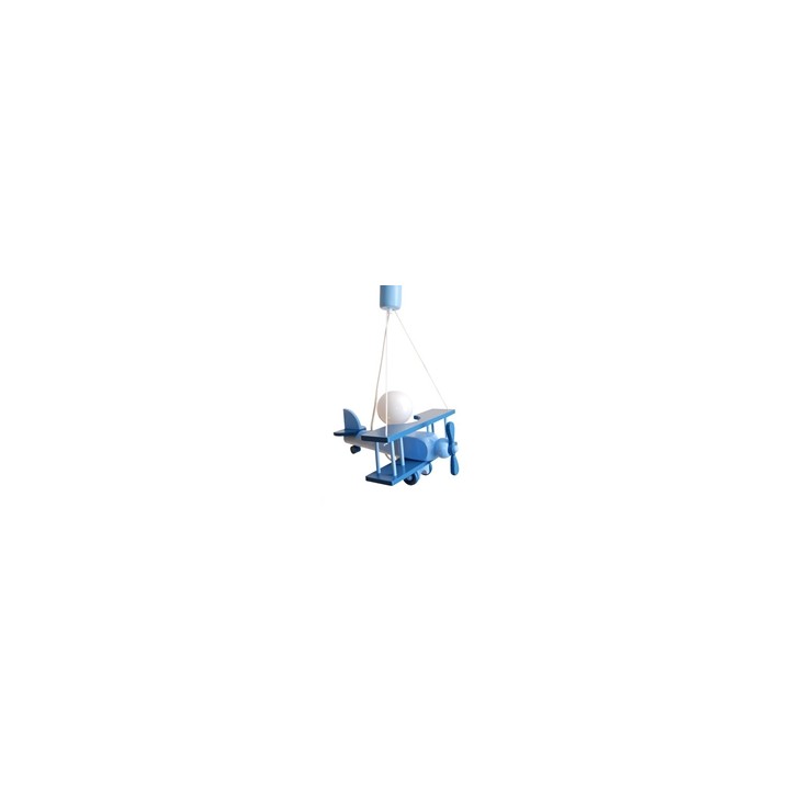 Hanging lamp Aeroplane small blue