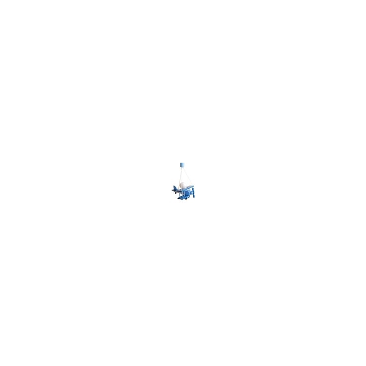 Hanging lamp Aeroplane small blue