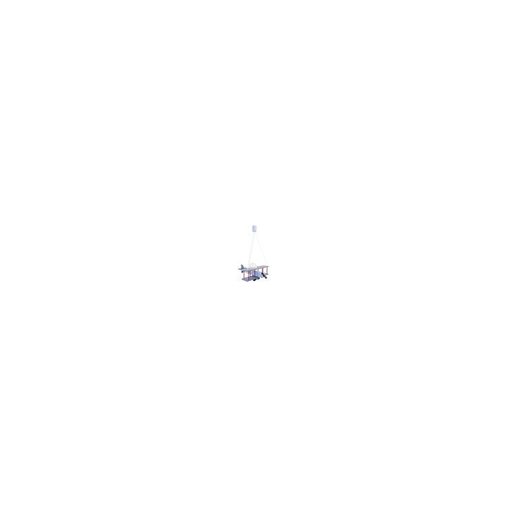 Hanging lamp Large blue-black-red aircraft