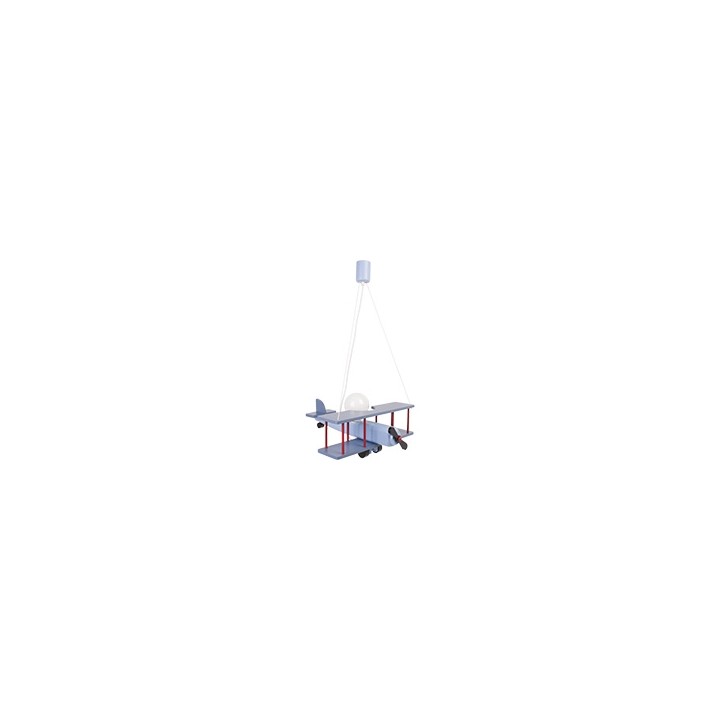 Hanging lamp Large blue-black-red aircraft