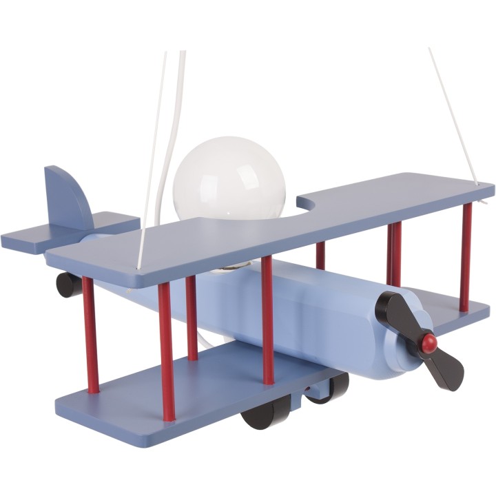 Hanging lamp Large blue-black-red aircraft