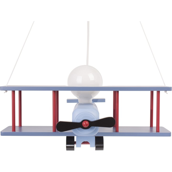 Hanging lamp Large blue-black-red aircraft