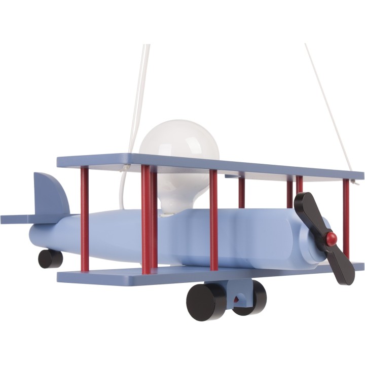 Hanging lamp Large blue-black-red aircraft