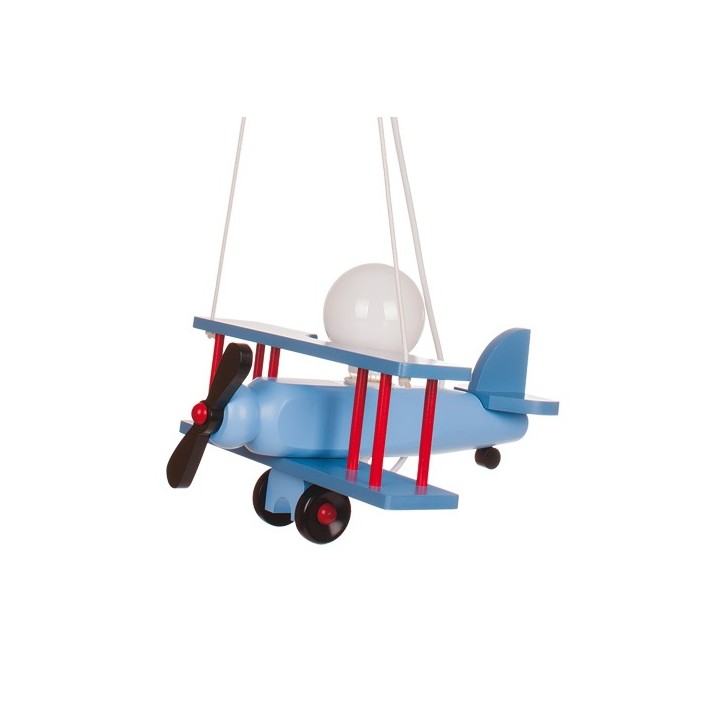 Hanging lamp Large blue-black-red aircraft
