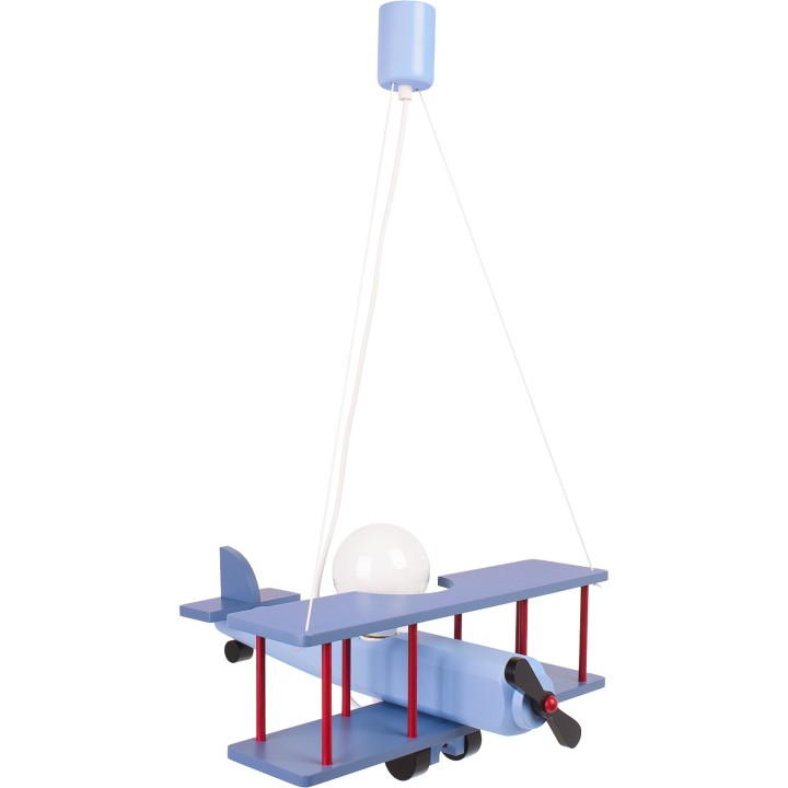 Hanging lamp Large blue-black-red aircraft