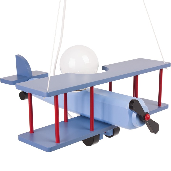 Hanging lamp Large blue-black-red aircraft